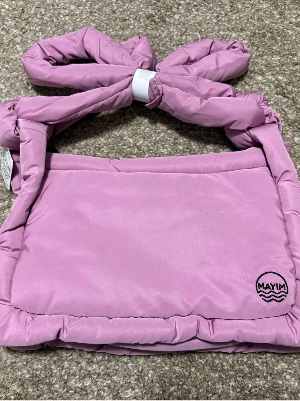 MAYIM Puff Crossbody Bag in Dusty Pink